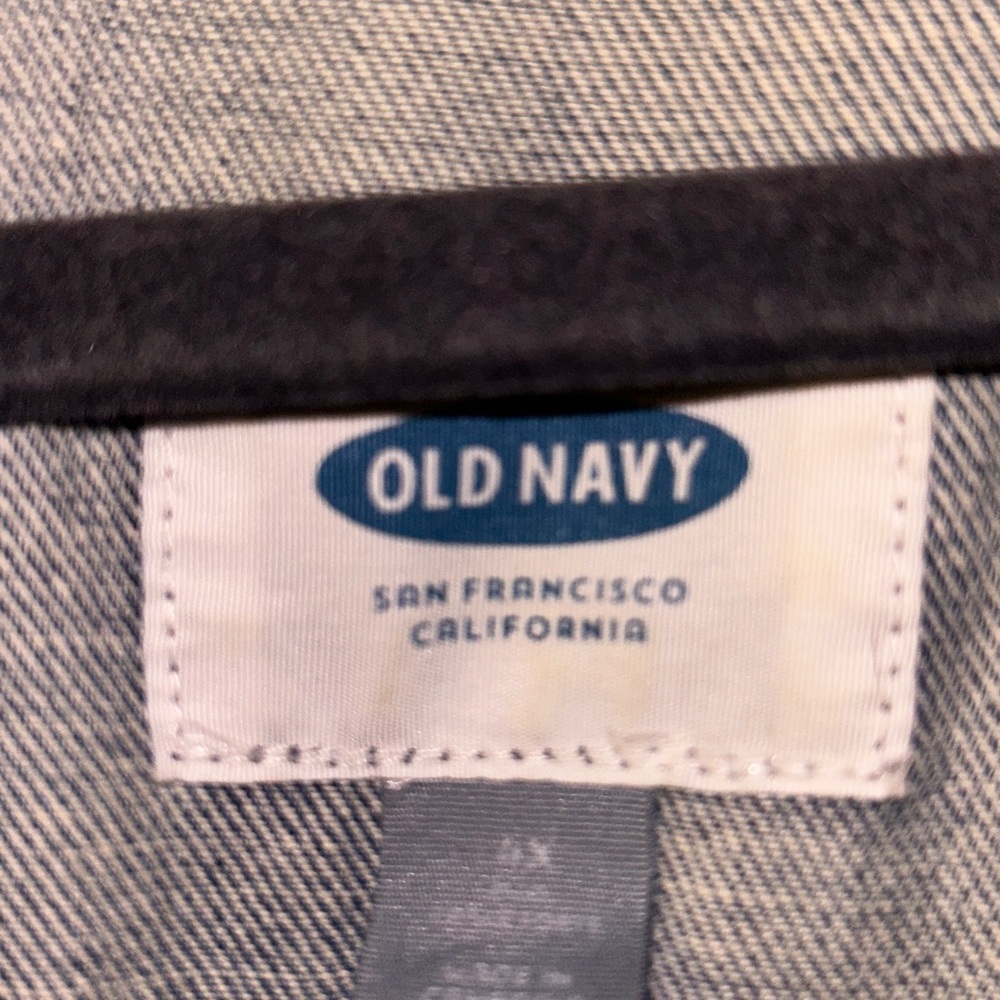 Old Navy Medium Wash Blue Denim Vest sz 4x - Picture 4 of 16